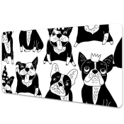 Decormat Podloga za pisalno mizo Happy Dogs 120x60 cm