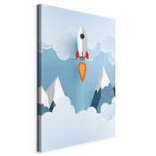 artgeist Slika Na Platnu Rocket In The Clouds