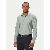 Calvin Klein Srajca LV019EU148 Svetlo zelena Slim Fit