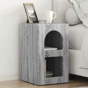 Nocni ormaric 2 pcs Siva Sonoma 29,5 x 33,5 x 50 cm