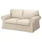 EKTORP Sofa dvosed, Kilanda svetlobež