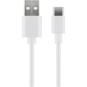 MicroConnect Kabel USB C-A 2.0, 0,5m, bel