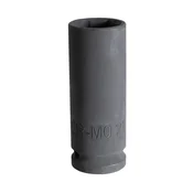 MJW Črn udarni nastavek 1/2 6-kraki, dolg 21 mm