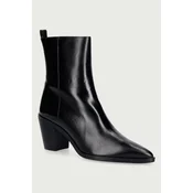 Billi Bi gležnarski čevlji ženski usnjeni Black calf 80
