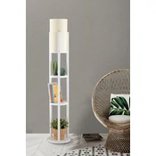 Opviq Podna lampa Circle Nora, 135 cm, E27, Bela