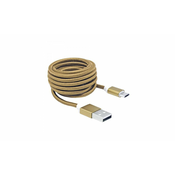 SBOX 1.5m microUSB kabel SBOX zlati USB-10315G, (20817470)