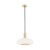 Argon 4358 - Lestenec na vrvici SAGUNTO 1xE27/15W/230V premer 30 cm medenina