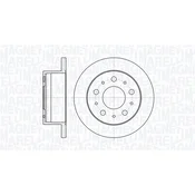 Magneti Marelli MM MBD0135 ZADAJ ZAVORNI DISK L/D