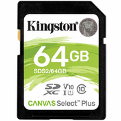 KINGSTON Memorijska kartica SD Card 64GB SDS2/64GB class 10 U1