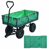 shumee Podloga za vrtni voziček zeleno blago