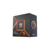 AMD Ryzen 5 7600, 6 Cores (3.8GHz/5.1GHz turbo), 12 Threads, 6MB L2 cashe, 32MB L3 cache, 65W TDP, Radeon Graphics, AMD Wraith Stealth cooling