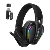 Over-Ear slušalke ONIKUMA GT826 z RGB osvetlitvijo in HD mikrofonom - black