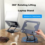Jiasu Postolje za laptop, 360° rotirajuce, Srebrne boje