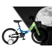 ZUZUM Bicikl 16 neon plavo bela
