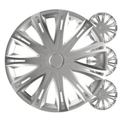 AMIO Komplet 4-delnih pokrovov za avto, srebrni, 13 palcev, COLOR BOX