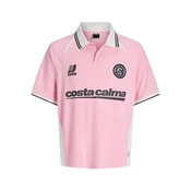 Jack & Jones Junior Majica JCOClub svetlo roza/črna/bela