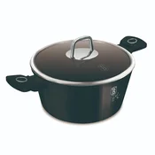 Lonec s titanovo površino in stekleno pokrovko Matte Black 28cm 55369