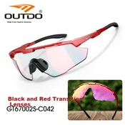 Outdo Unisex naocare za sunce, Crvene
