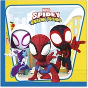 Procos Prtički Spiderman SPIDEY za rojstni dan 33x33cm 20 kosov.
