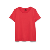 VERO MODA Majica VMPAULA rdeča