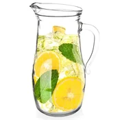 Northix Stekleni vrč za pijačo: voda, sok, limonada, ledeni čaj