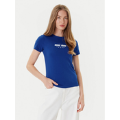 Guess Jeans Majica W5YI04 J1314 Modra Slim Fit