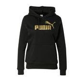 PUMA DUKS PUMA ESS+ METALLIC LOGO HOODIE FL ŽENE