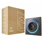 FIBARO Fibaro Walli pametna električna vtičnica FGWOE-011-8 Anthracite, Z-Wave, 16 A, daljinska povezava do 50 m