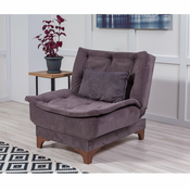 Atelier Del Sofa Krilni stol, Kelebek Berjer - Antracit