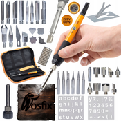 Rosfix ROSFIX KOMPLET ZA PRECIZNO SPAJKANJE Z ROSFIX ORANGE PITBULL OP60W +30 ELEMENTOV ZA LESNO KURJAVO+ORGANIZATOR (SVINČNIK) ZA ORODJE 265X140X50MM, (21739268)
