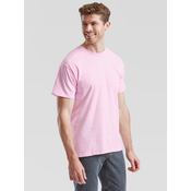 Mens Pink T-shirt Valueweight Fruit of the Loom