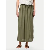 Pieces Midi krilo Pia 17151888 Zelena Regular Fit