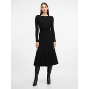 Black womens midi dress ORSAY - Womens