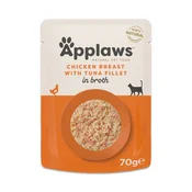 Ekonomicno pakiranje Applaws Cat Natural u temeljcu 24 x 70 g - Pileca prsa s filetom tune
