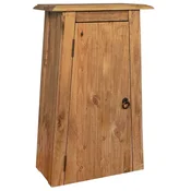 Kupaonski zidni ormaric od masivne borovine 42 x 23 x 70 cm