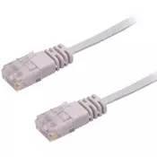 MicroConnect Omrežni kabel V-UTP607-FLAT, siv, 7 m, Cat6 U/UTP (UTP)