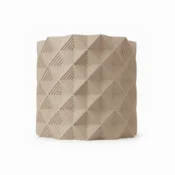 shumee Bež geometrijski 3D cvetlični lonček, moderna prevleka za rastline