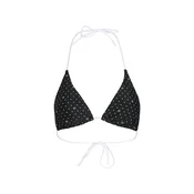 Karl Lagerfeld Bikini zgornji del črna/bela