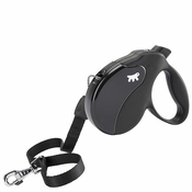 Povodec Amigo Long do 20 kg - 7 m vrvica, črn