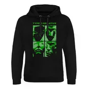 Type O Negative Faces Black XL Kapuco