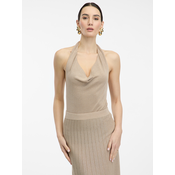 Gold womens neck top ORSAY - Womens