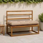 vidaXL Blazina za klop VIANEN 100% poliester Peščena 100 x 50 x 12 cm