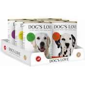 DOGS LOVE Multipack 6 x 400 g - 2400 g
