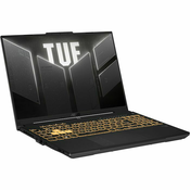 Notebook Asus Gaming TUF F16, FX607JV-N3193, 16 FHD+ IPS 165Hz, Intel Core i7 13650HX up to 4.9GHz, 16GB DDR5, 512GB NVMe SSD, NVIDIA GeForce RTX4060 8GB, no OS, 2 god FX607JV-N3193