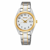 Ročna ura Seiko Classic Quartz Lady SUR466P1 Gold/Silver