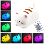 MEDIA-TECH MT226 Pokky Happy Kitty šaren noć lampa djeca