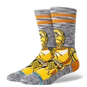 Stance C3PO CREW, nogavice m., siva A556A25C3P
