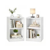 SONGMICS Set nočnih omaric 2 kosa 30x40x60 cm bela, (5000273737)