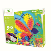 Stick',N Fun Komplet za izdelavo pompom metuljčkov