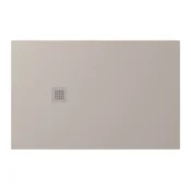 POLYSAN TRENECA Eleganten Prilagodljiv Tuš Pladenj iz Litega Mramorja, 140x90cm, Bež Mat
